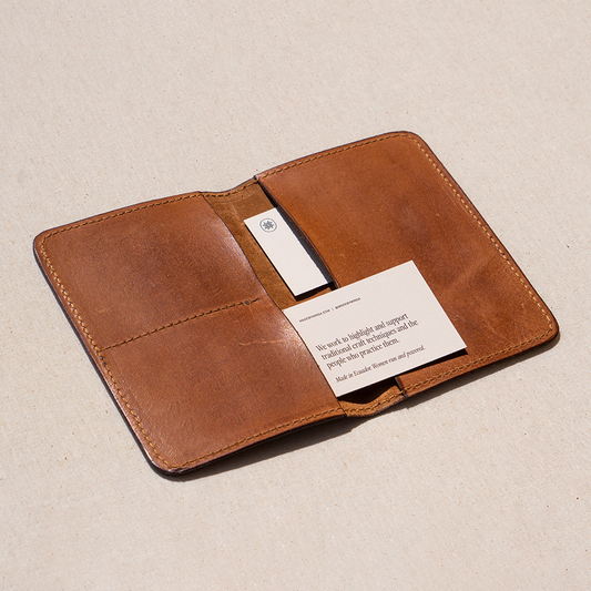 Leather Passport Holder by Made by Minga