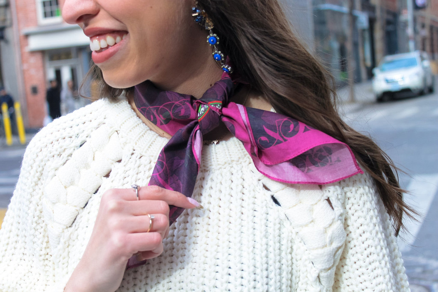 Bohemian Purple Rain Bandana by SKOVA