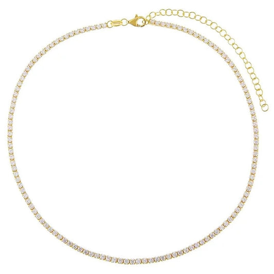 Kate Tennis Necklace by Eight Five One Jewelry