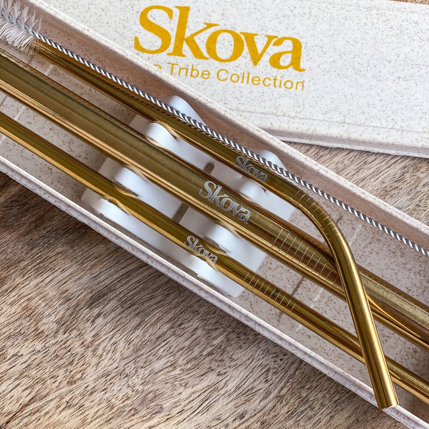 Eco Tribe Straws -GOLD by SKOVA