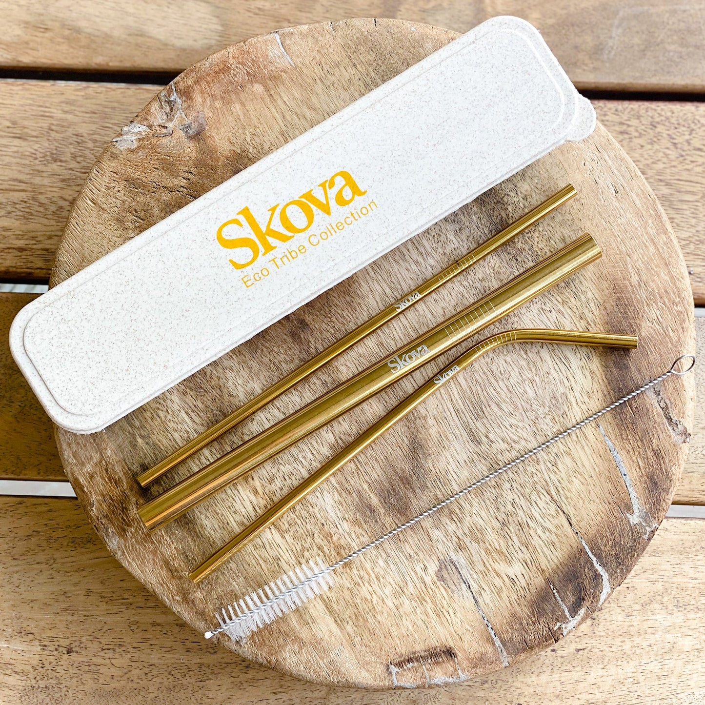 Eco Tribe Straws -GOLD by SKOVA