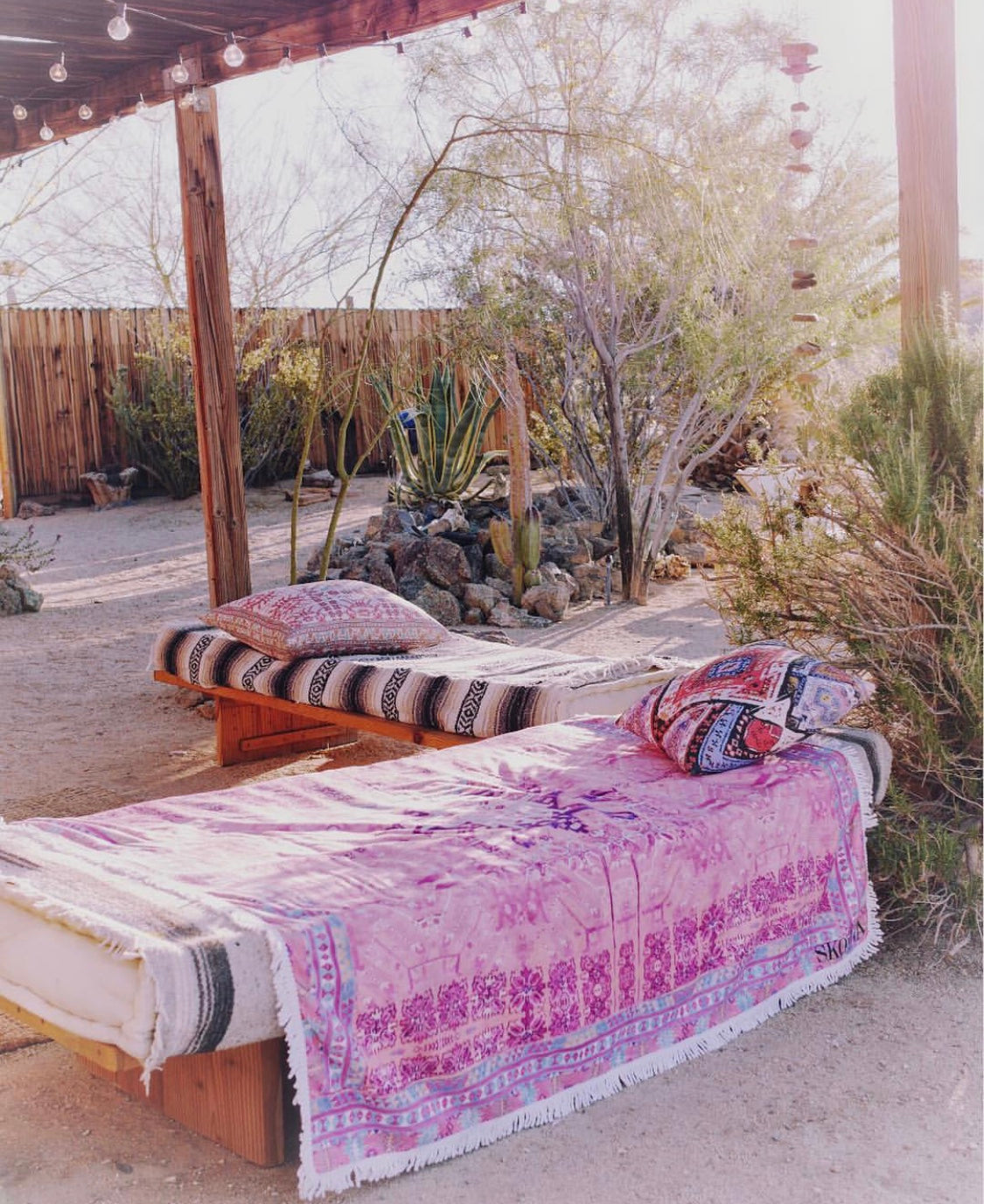 Pink Kilim Blanket Towel by SKOVA