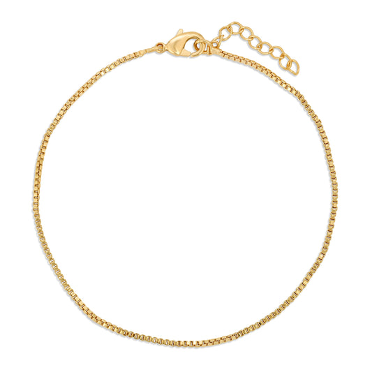 14k Box Bracelet by Eight Five One Jewelry