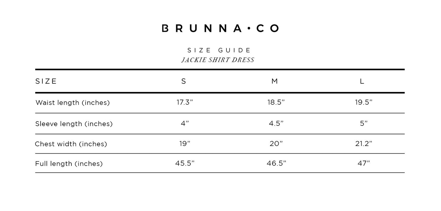 JACKIE Safari Midi Dress by BrunnaCo