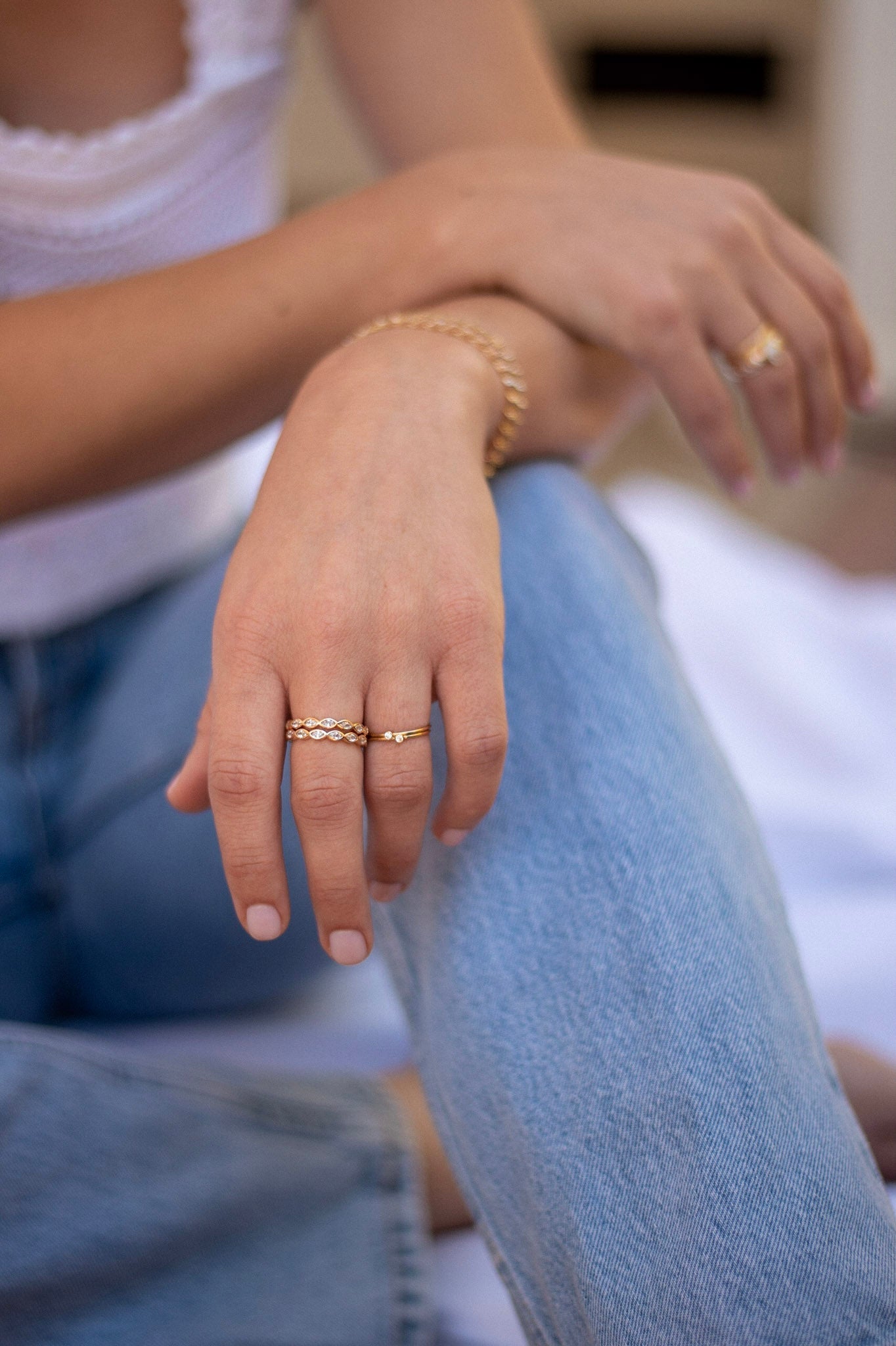 Diamond and 14k ring by Eight Five One Jewelry