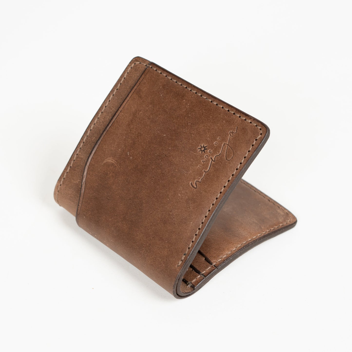 Leather Foldable Wallet by Made by Minga