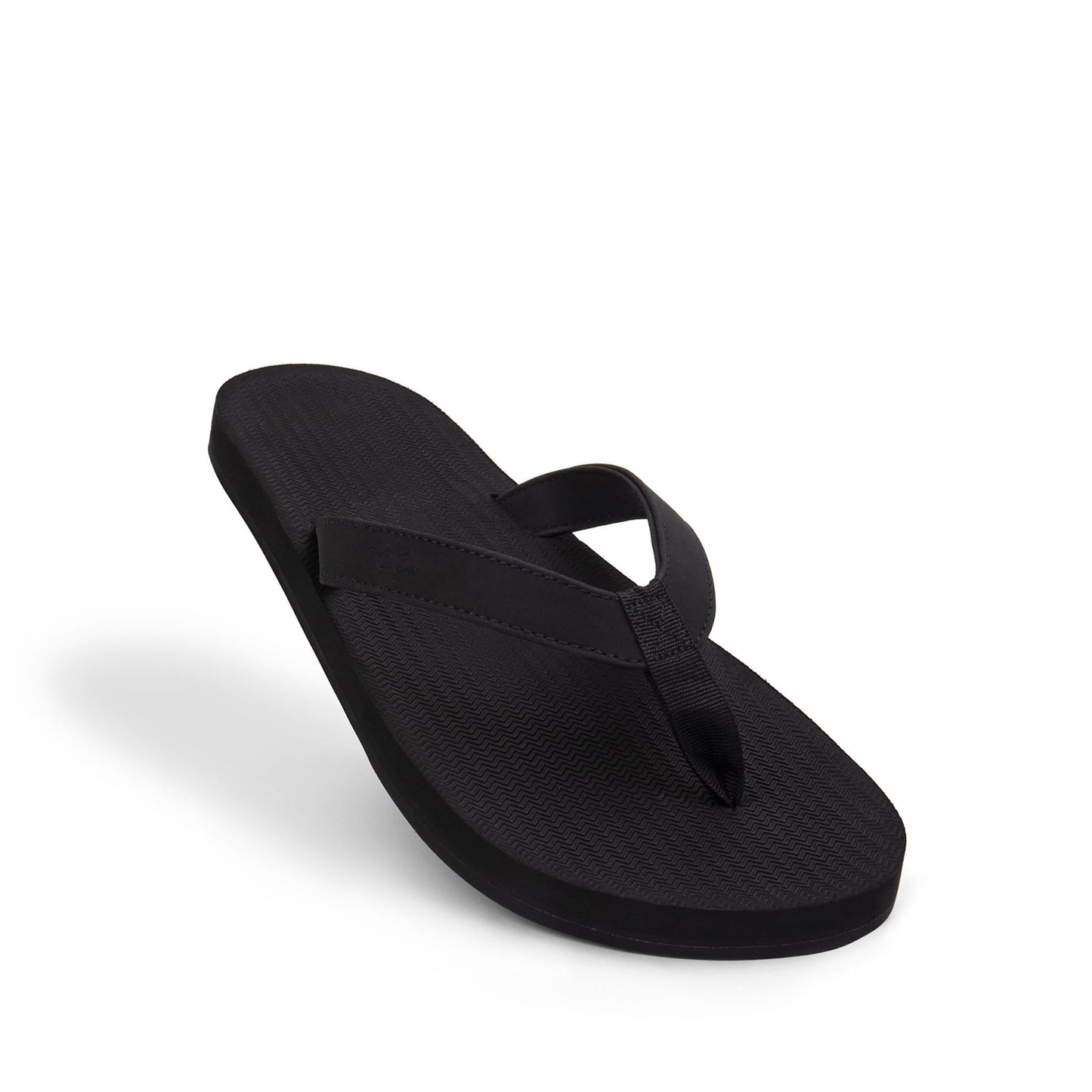 Men’s Flip Flops - Black by Indosole