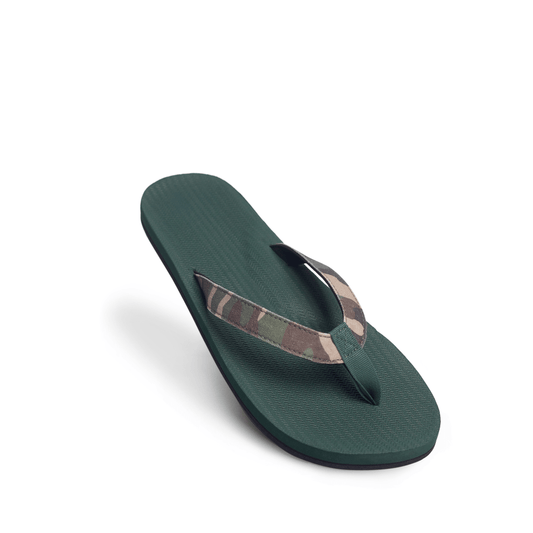 Men’s Flip Flops Camo - Leaf/Camo Regular by Indosole