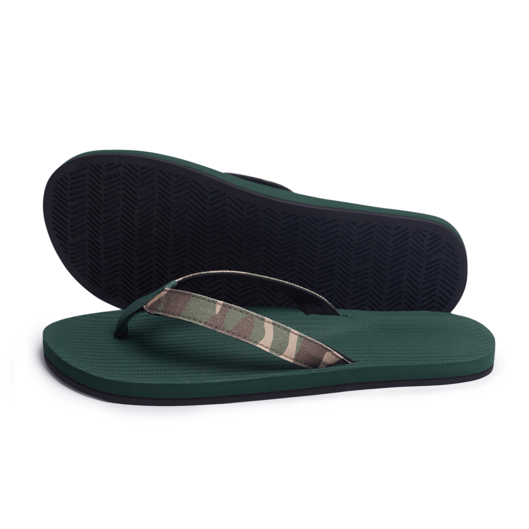 Women's Flip Flops Camo - Leaf/Camo Regular by Indosole