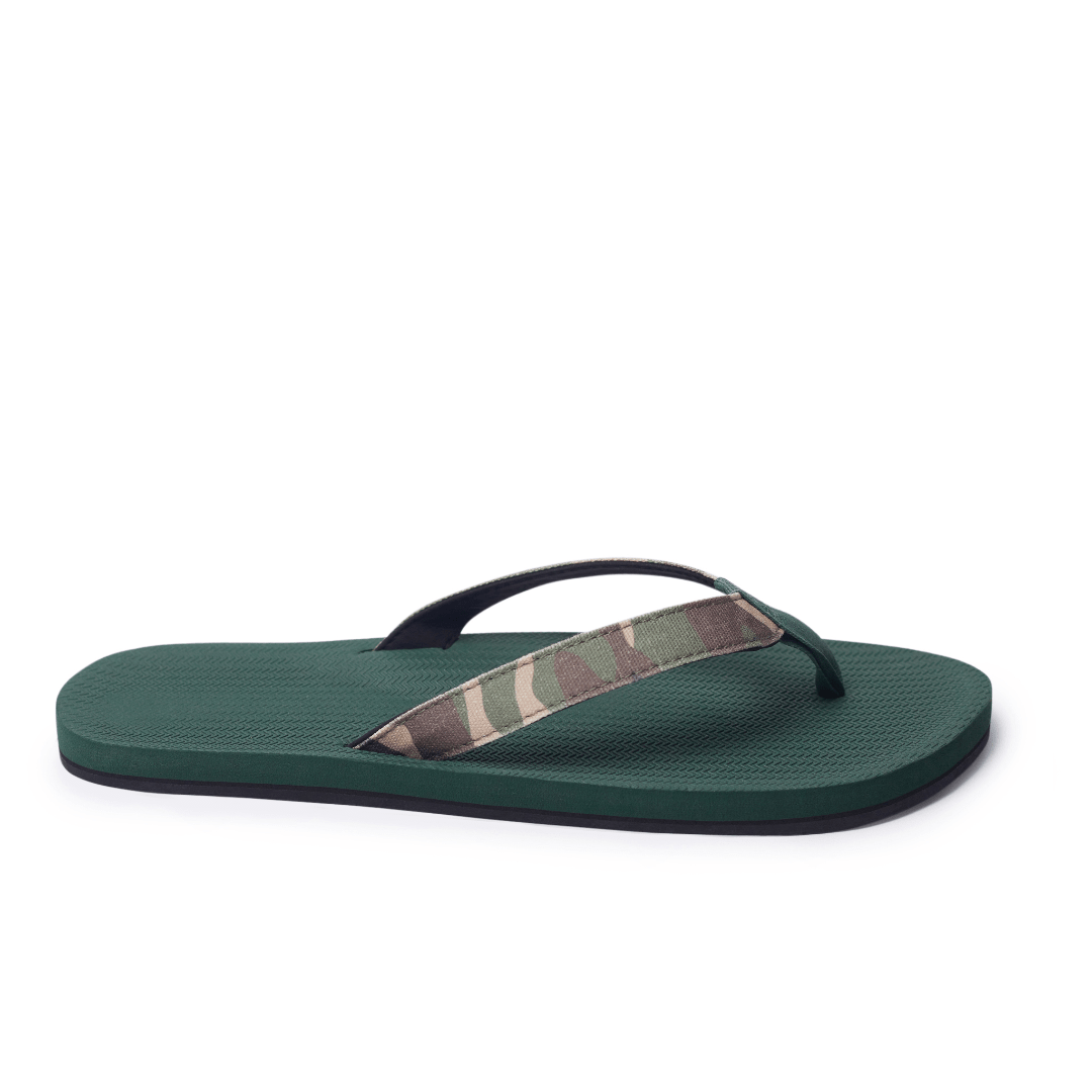 Men’s Flip Flops Camo - Leaf/Camo Regular by Indosole