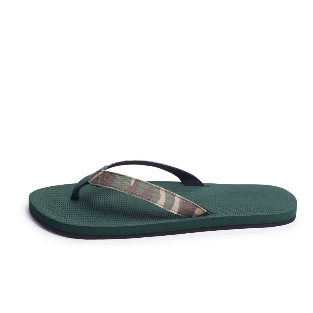 Women's Flip Flops Camo - Leaf/Camo Regular by Indosole