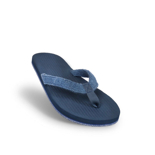 Men’s Flip Flops Recycled Pable Straps - Shore/Indigo by Indosole