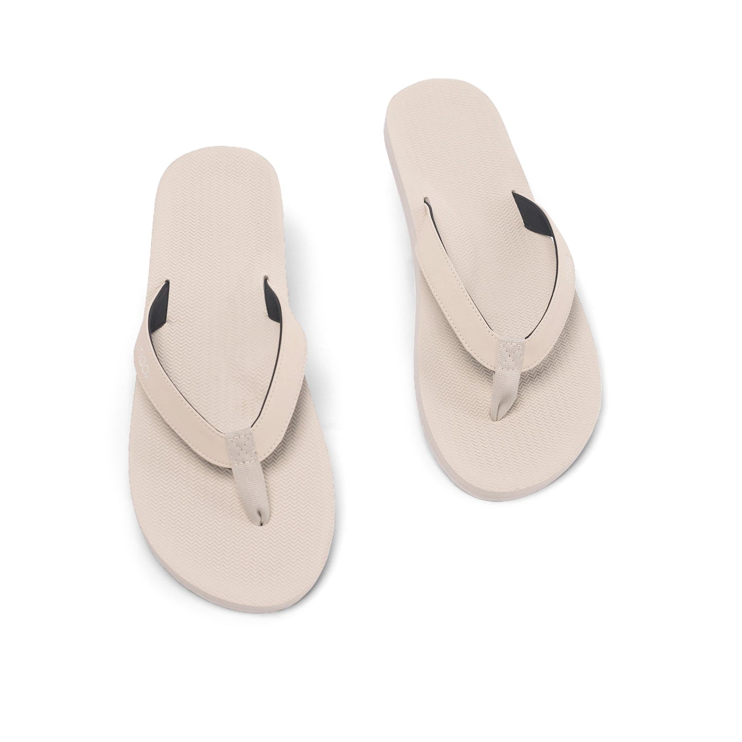 Men’s Flip Flops Sneaker Sole - Sea Salt/Sea Salt Sole by Indosole