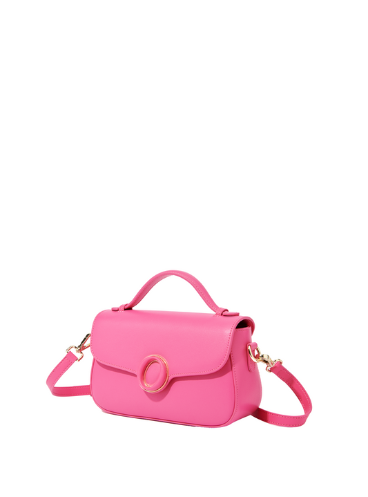 Makoto Leather Bag, Pink by Bob Oré