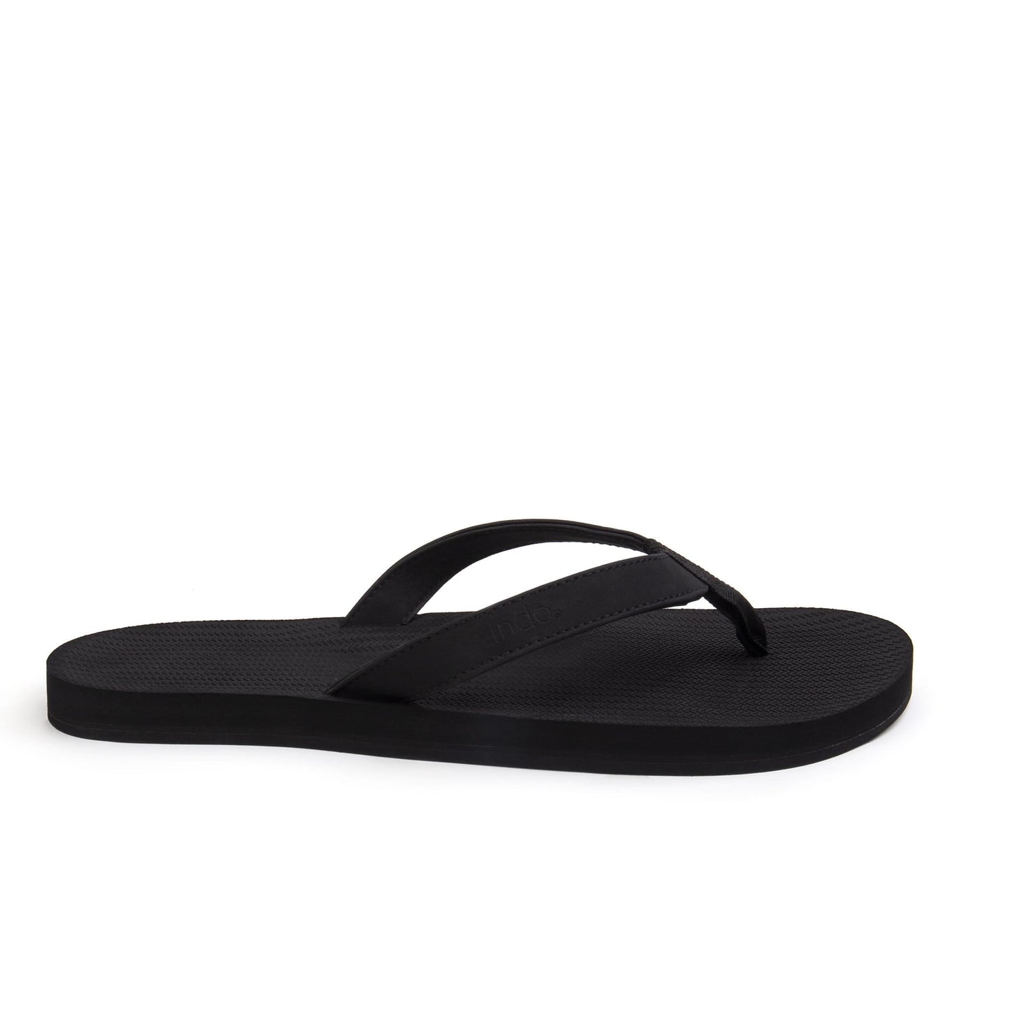 Men’s Flip Flops - Black by Indosole