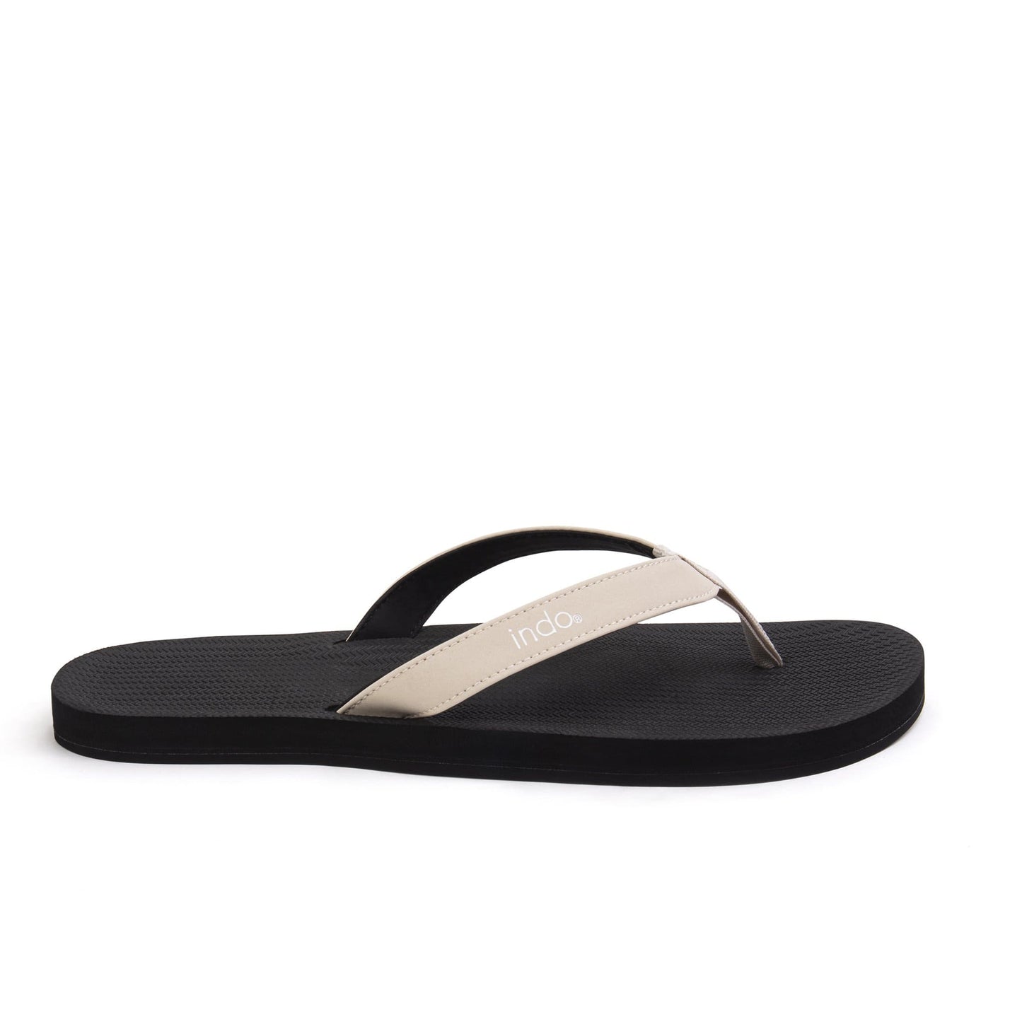 Men’s Flip Flops - Black/Sea Salt by Indosole