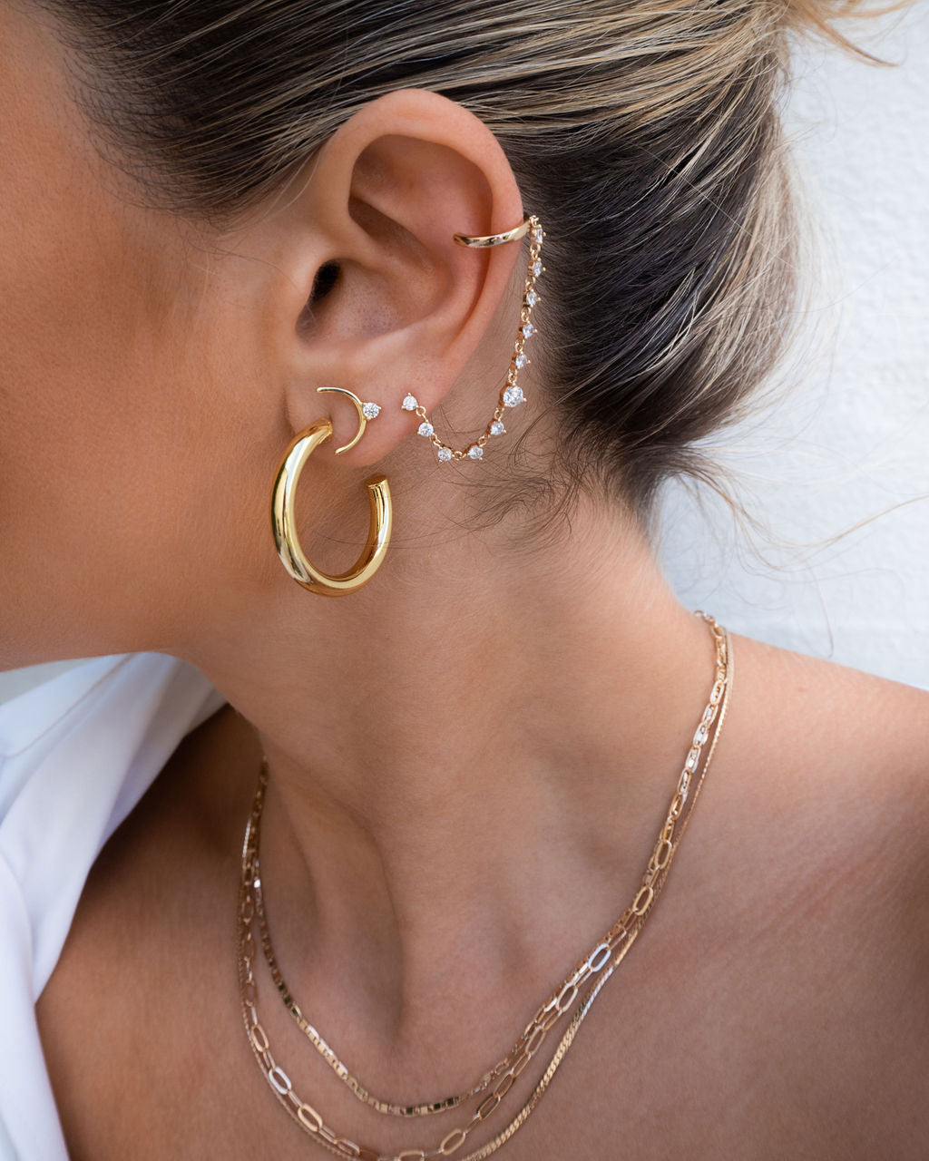 Elle Hoops by Eight Five One Jewelry