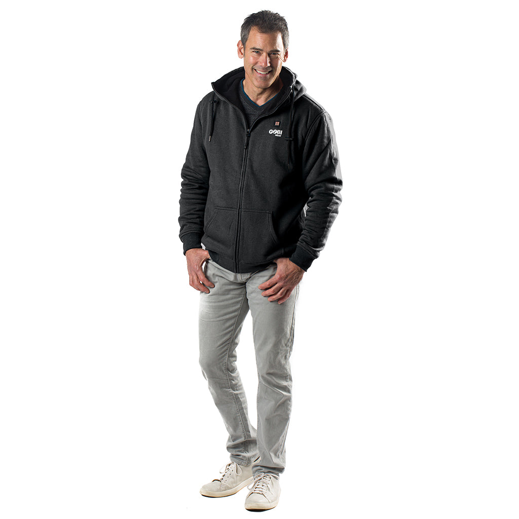 Ridge Mens Heated Hoodie by Gobi Heat