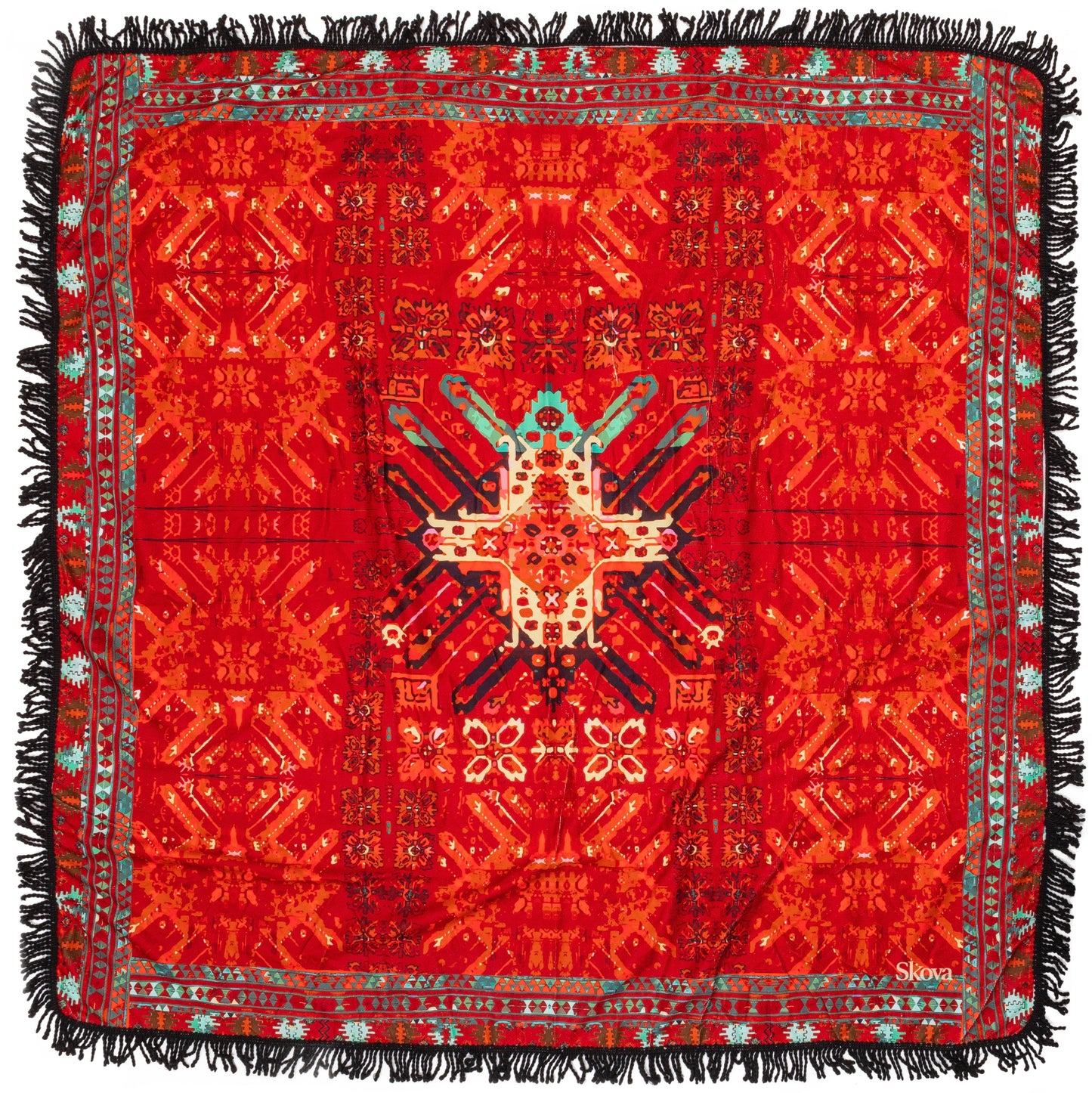 Red Kilim Travel Towel by SKOVA