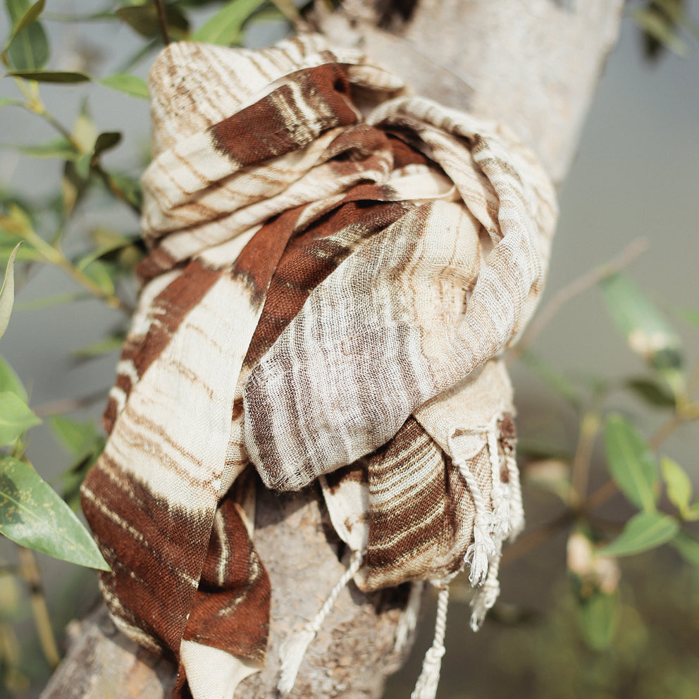 Salam Handwoven Cotton Scarf by BrunnaCo