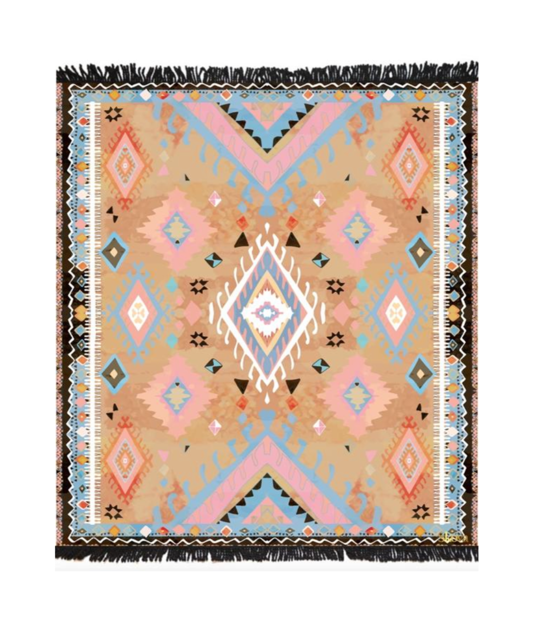 Casablanca Earth Tone Picnic Rug by SKOVA