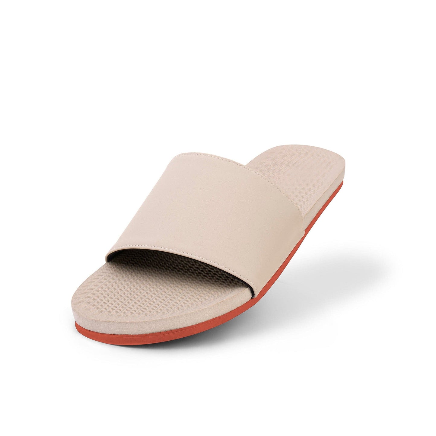 Women's Slide Sneaker Sole - Sea Salt/Orange Sole by Indosole