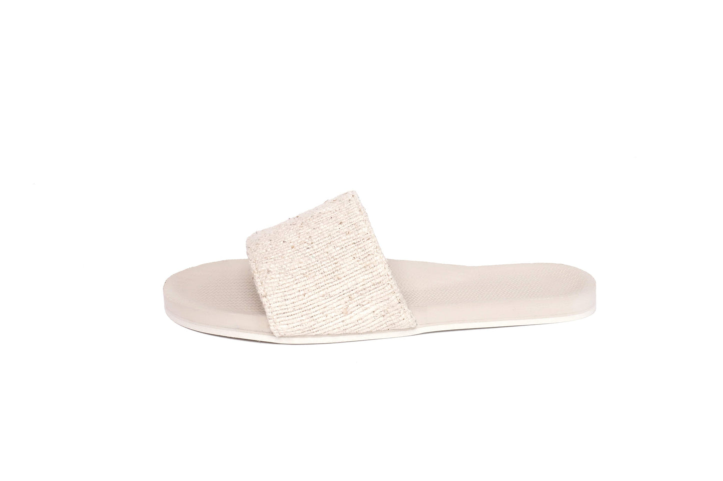 Women's Slide Recycled Pable Straps - Natural/Sea Salt by Indosole