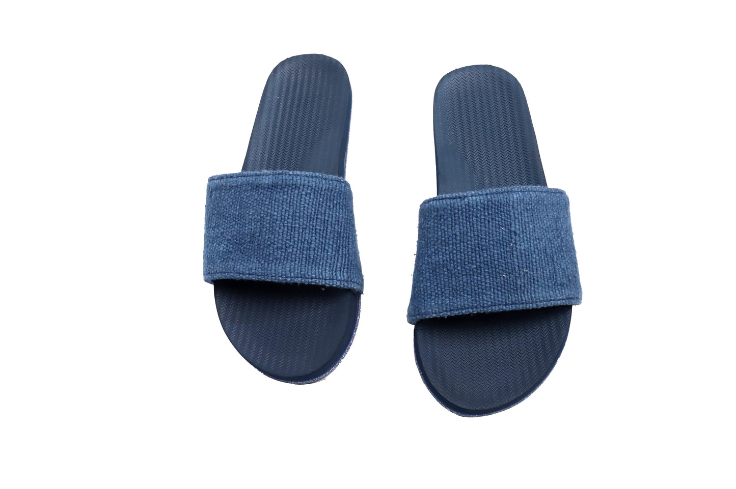 Women's Slide Recycled Pable Straps - Indigo/Shore by Indosole