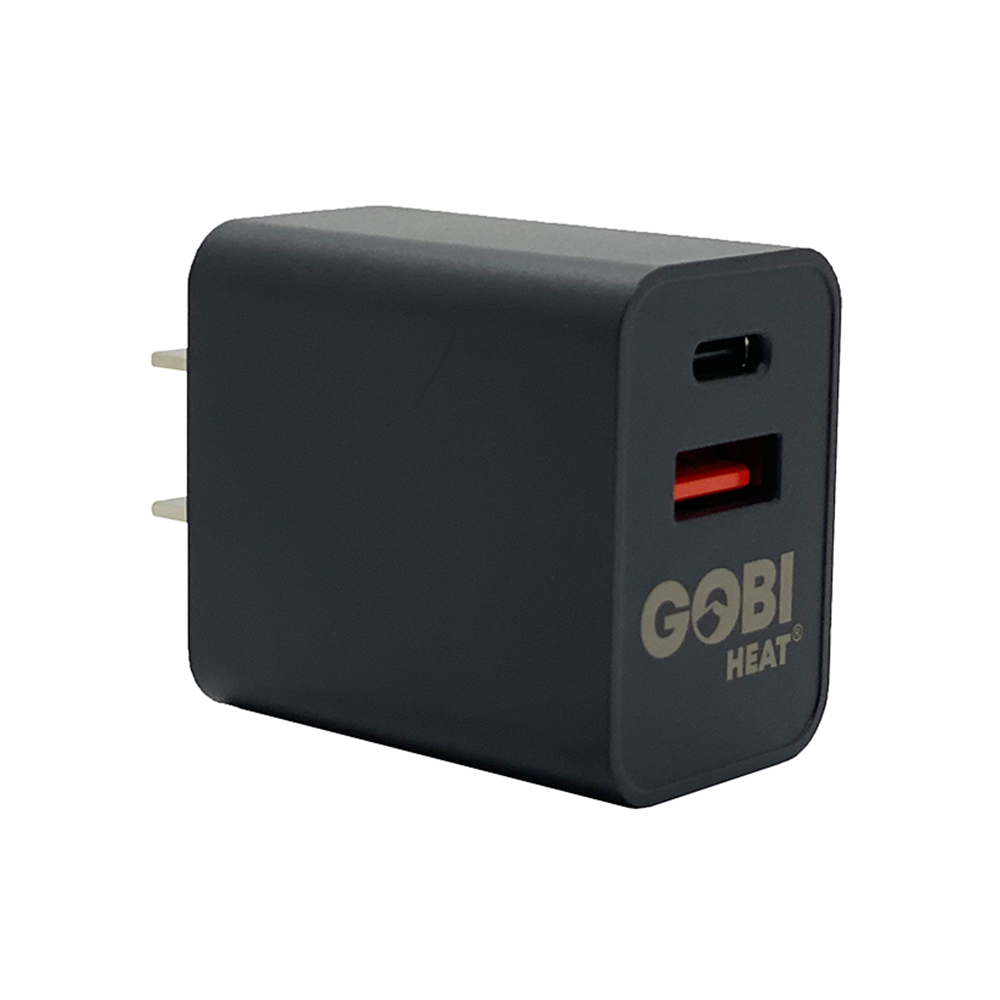 USB A/C 20W Fast Charge Brick by Gobi Heat