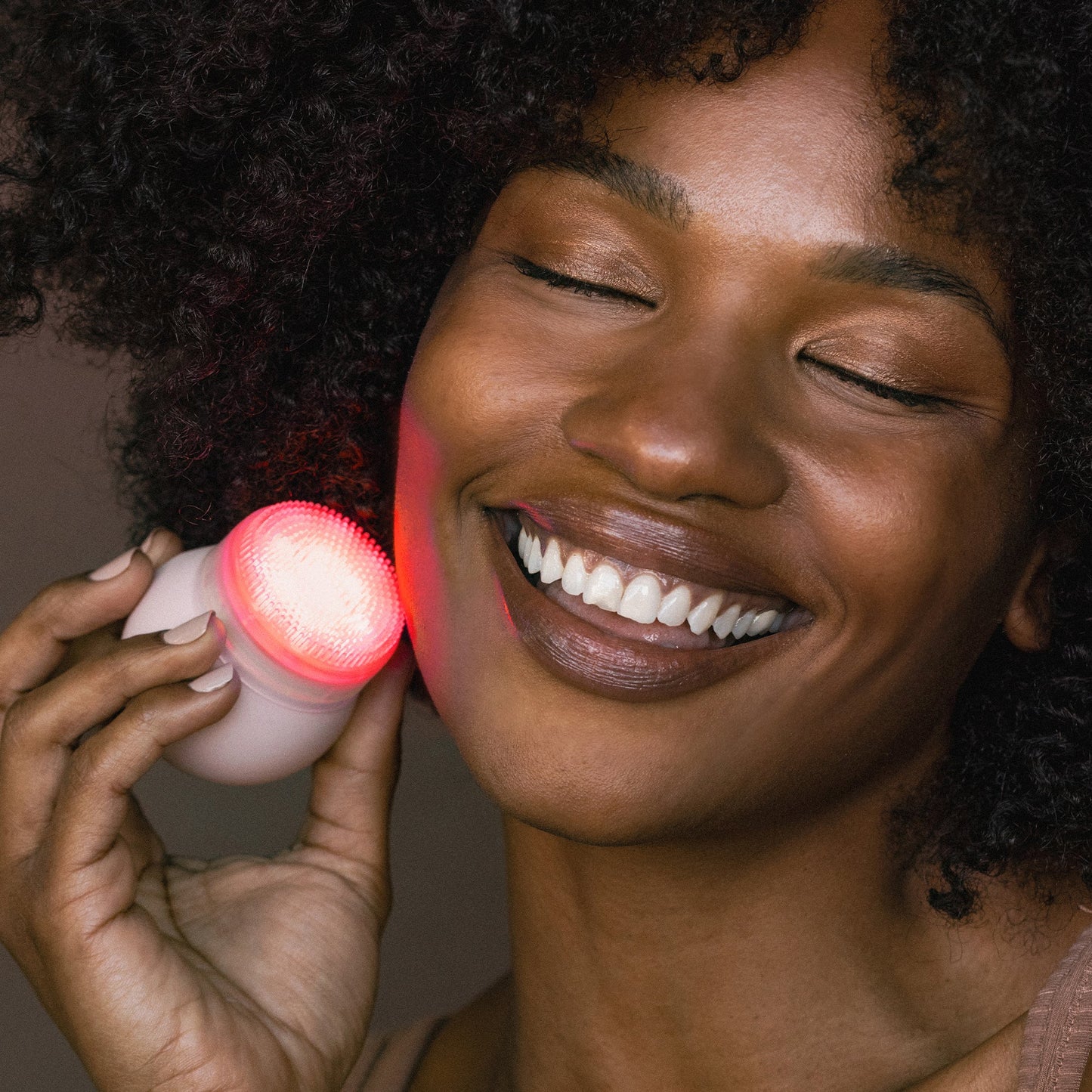 LEDA Red | Anti Aging LED Sonic Facial Brush. by Vanity Planet