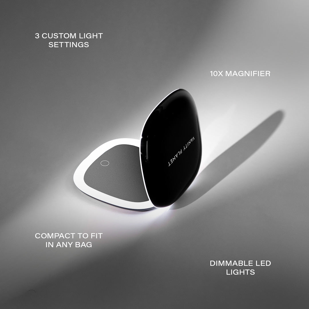 Moda | LED Compact Mirror by Vanity Planet