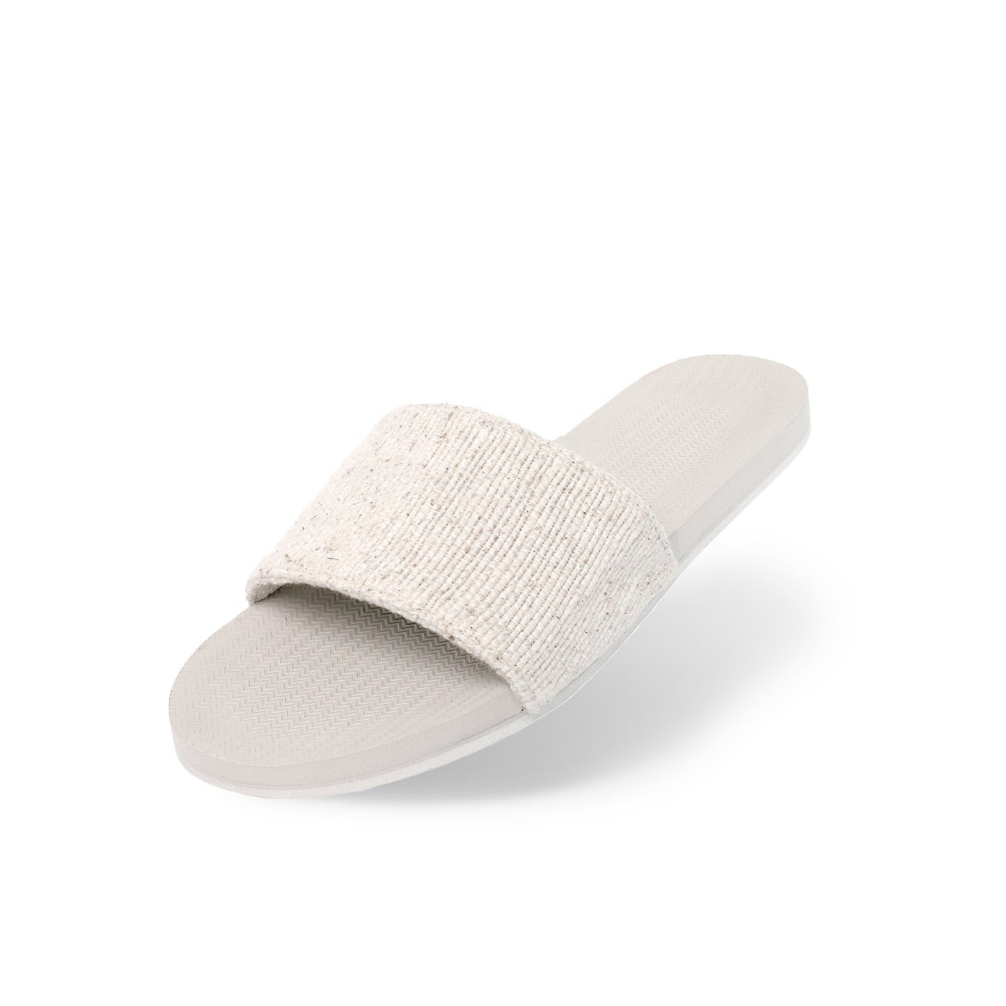 Women's Slide Recycled Pable Straps - Natural/Sea Salt by Indosole