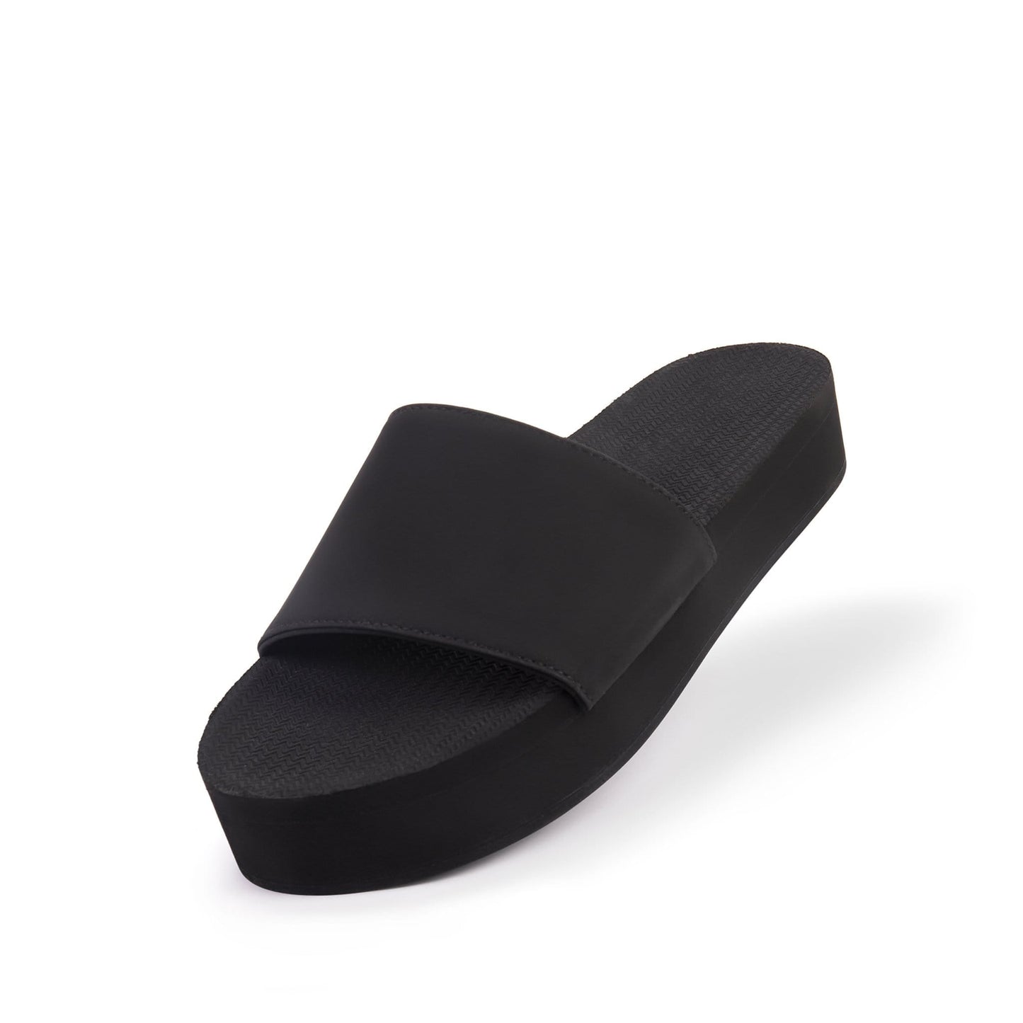 Women's Slide Platform - Black by Indosole