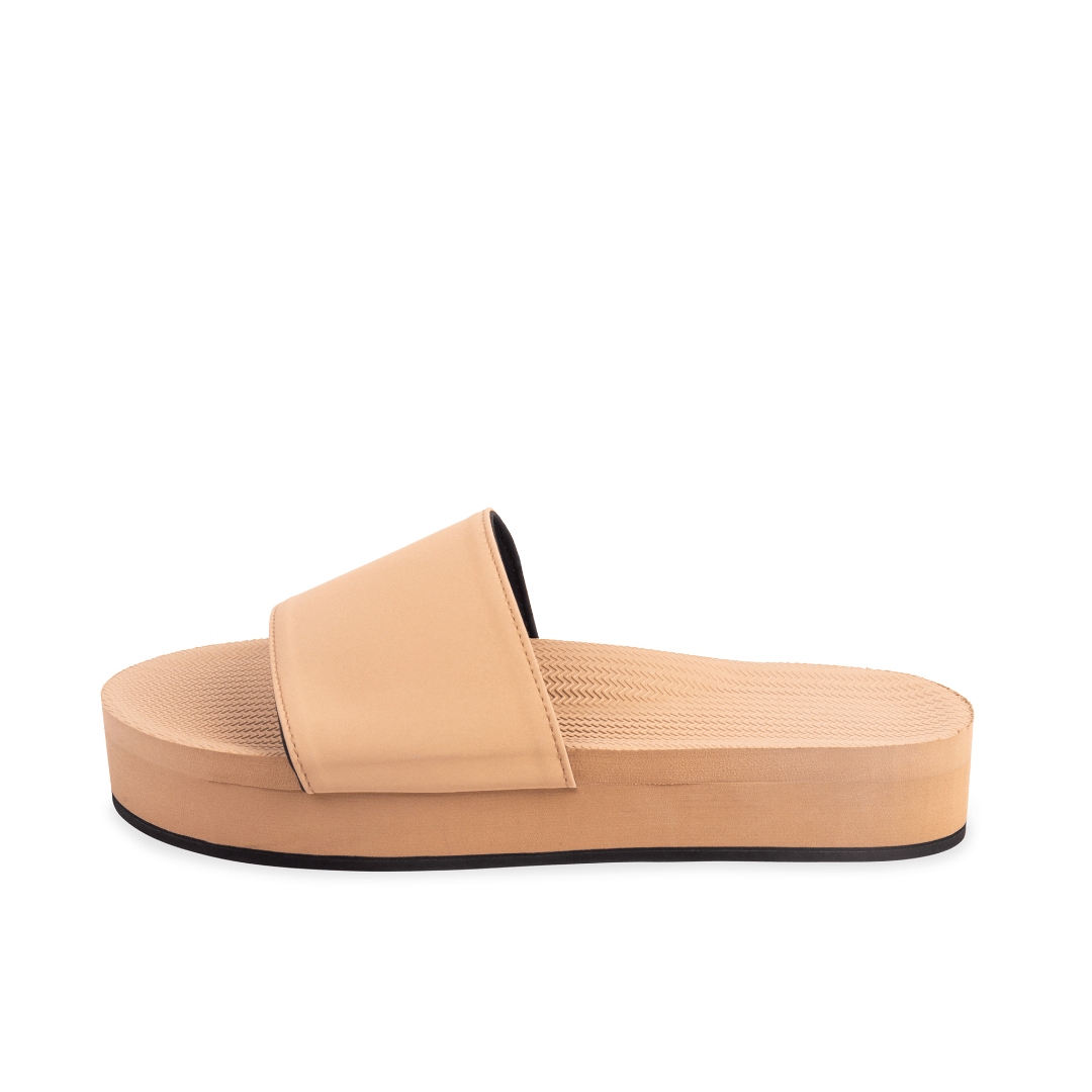 Women's Slide Platform - Soil Light by Indosole