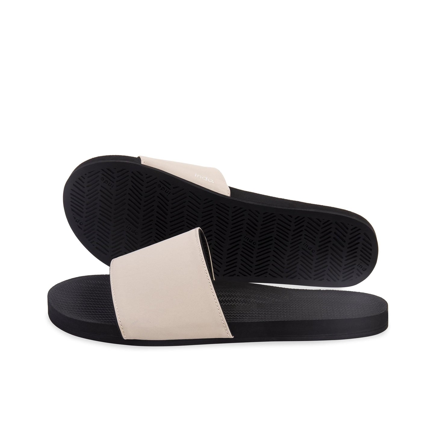 Women's Slide - Black/Sea Salt by Indosole