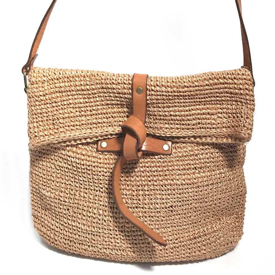 Carmen Woven Crossbody Bag | Natural by Made by Minga