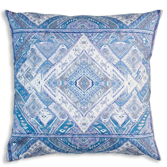 Turkish Blue Pillow by SKOVA