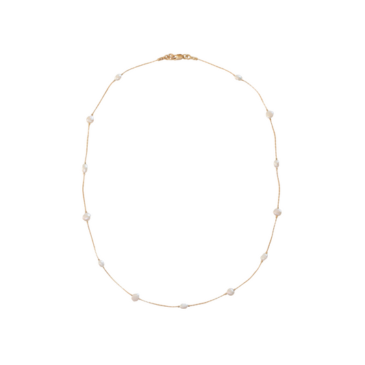 Floating Pearl Necklace by Urth and Sea