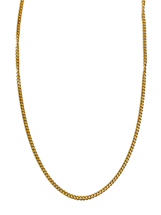 14k Cable chain necklace by Eight Five One Jewelry