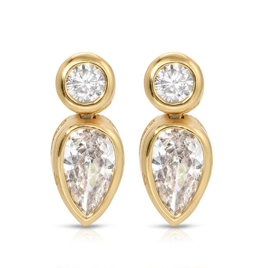 Mia studs clear by Eight Five One Jewelry