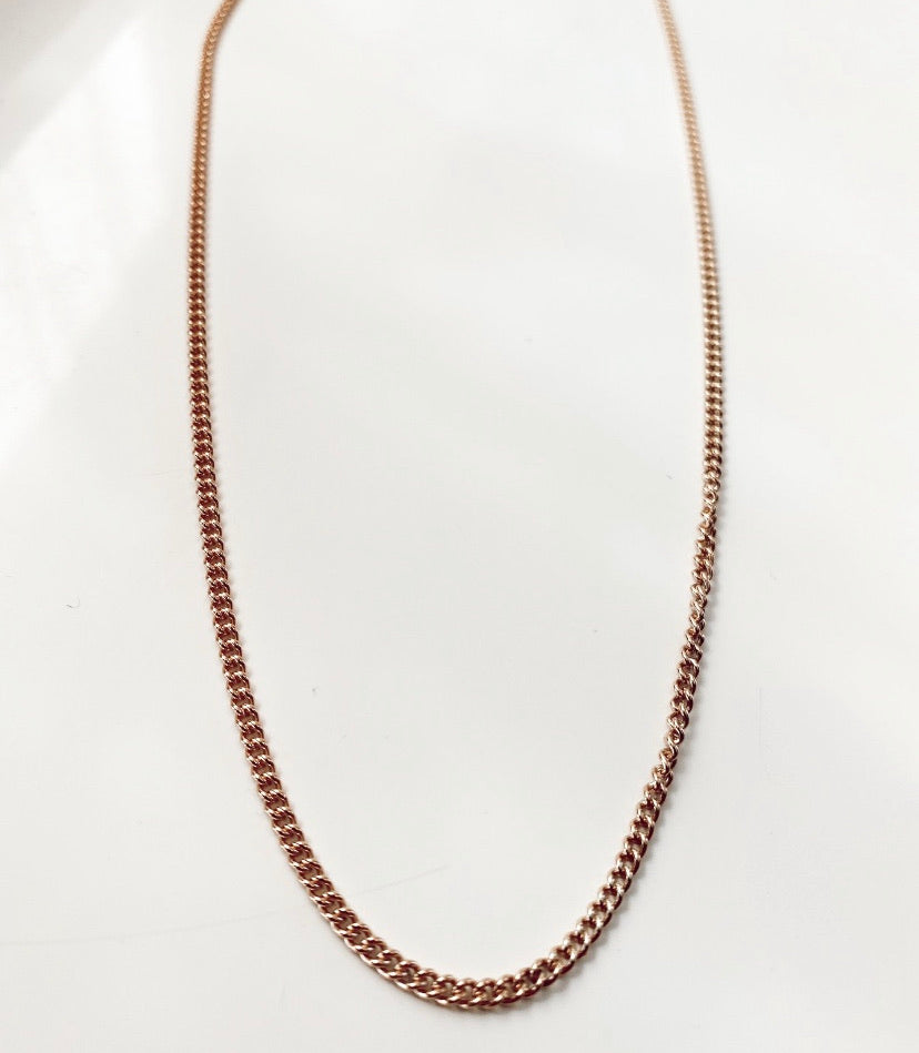 14k Cable chain necklace by Eight Five One Jewelry