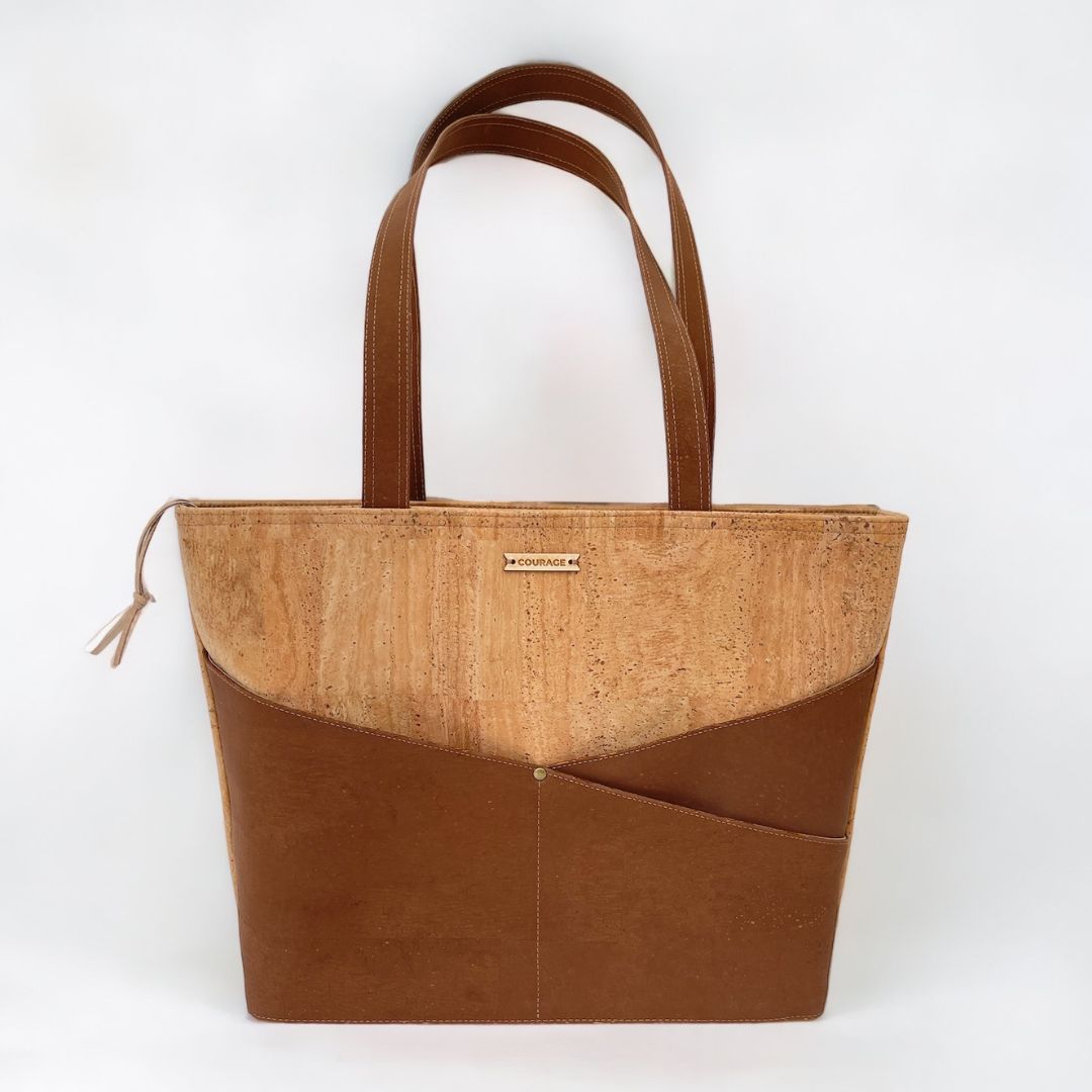 ADVOCATE zippered tote | SEPIA by Carry Courage