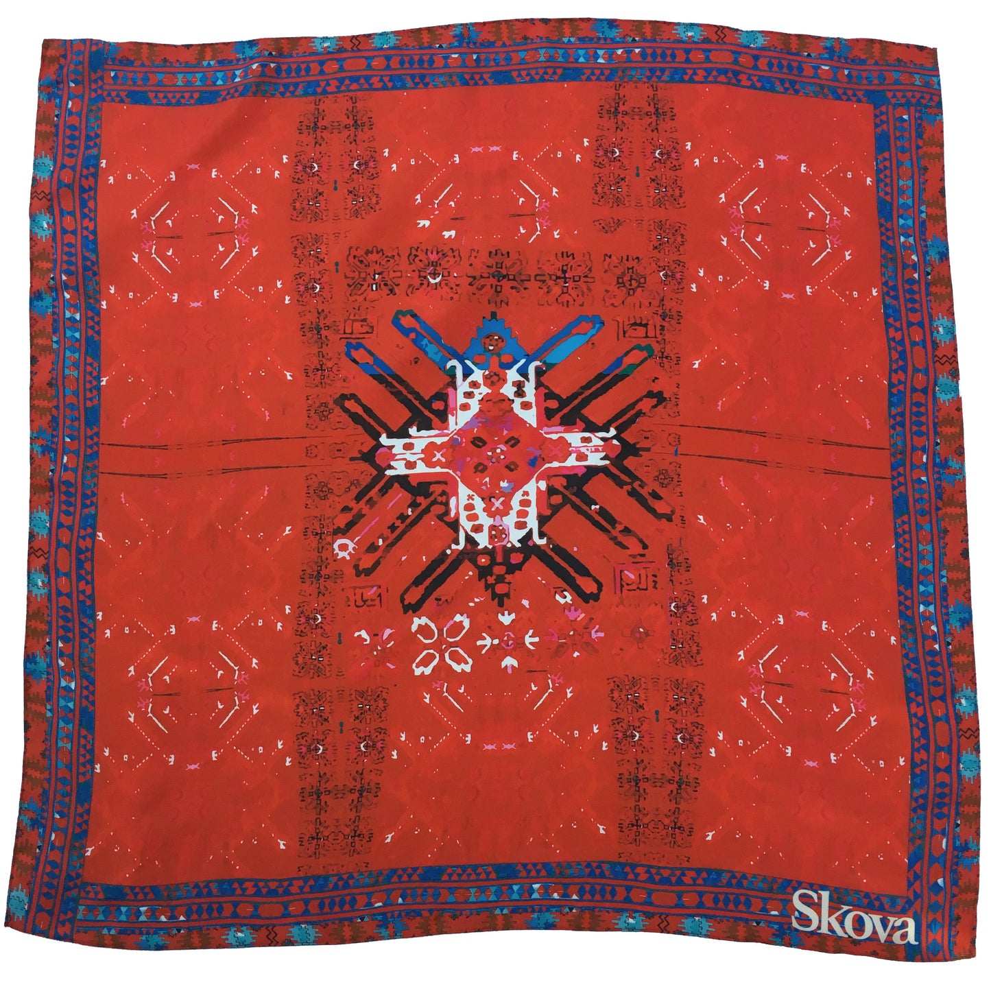 Kilim Red Scarf by SKOVA