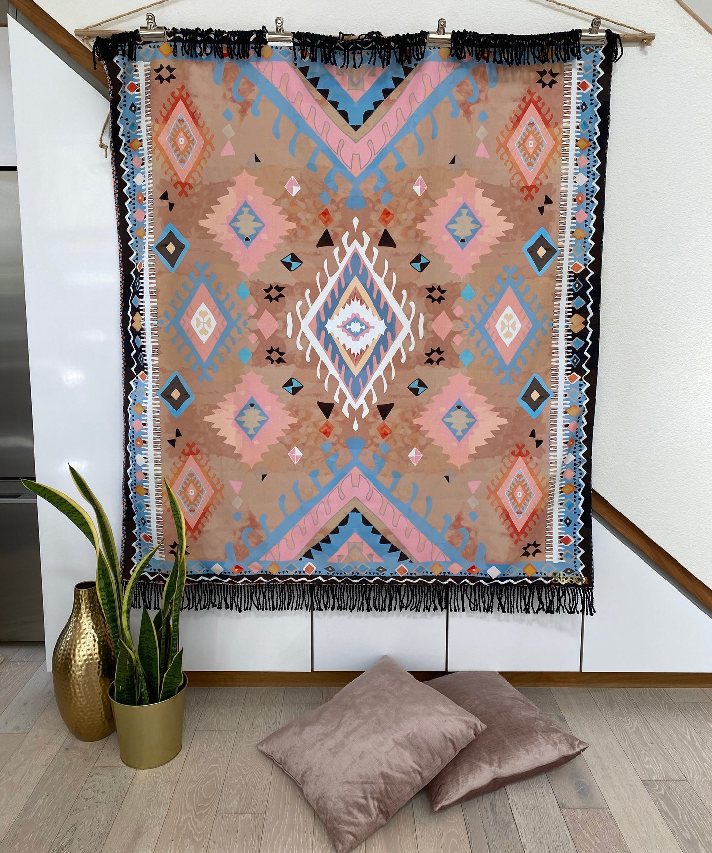 Casablanca Earth Tone Picnic Rug by SKOVA